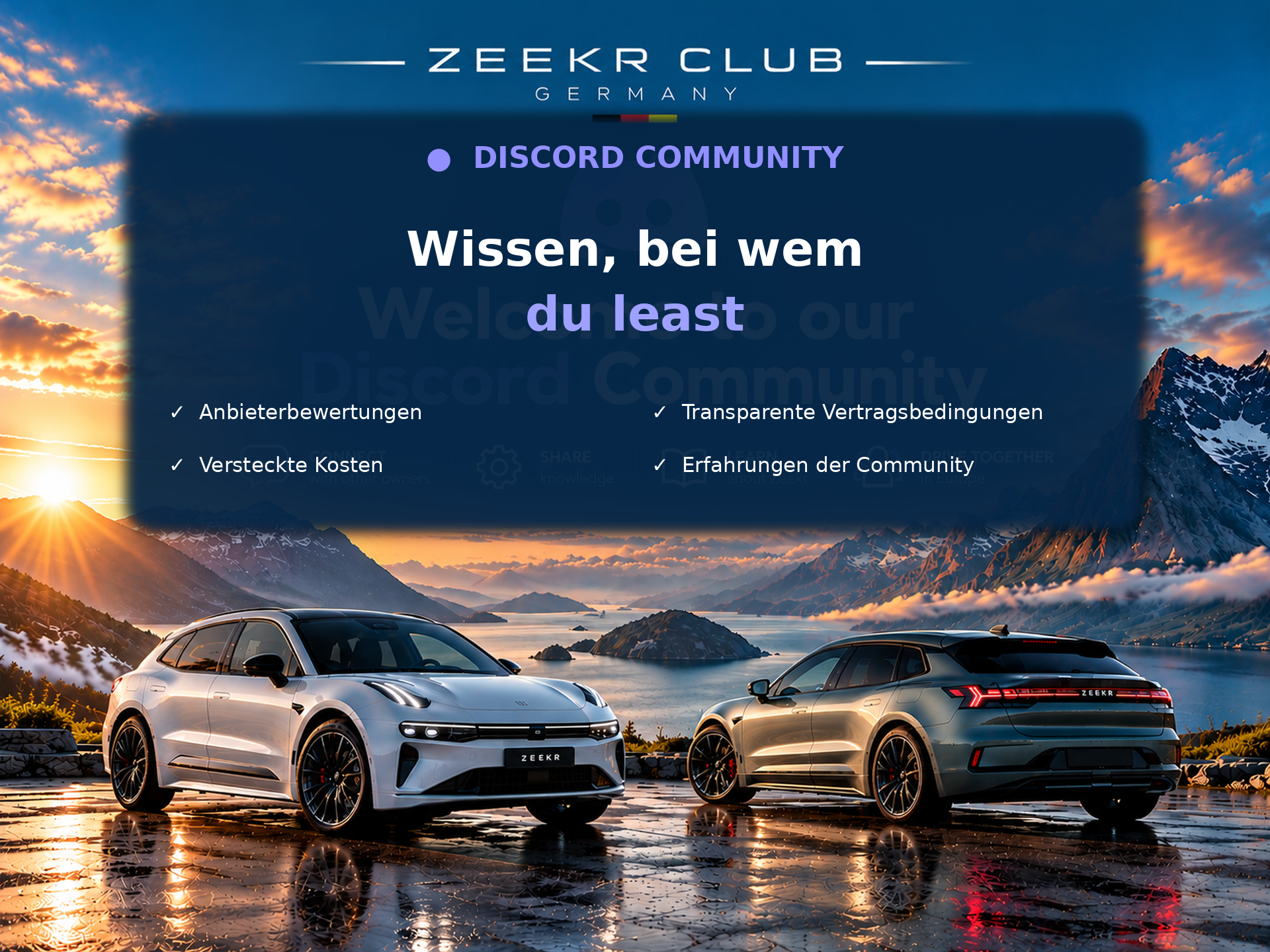 Wissen, bei wem du least